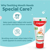 Colgate Toothpaste For Kids (0-2 Years) Natural Fruit Flavour Fluoride Free - 70G Tube
