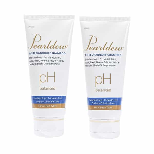 Pearldew Anti-Dandruff Shampoo 100 Ml | Aloe | Mint & Neem | Salicylic Acid (Pack Of 4)