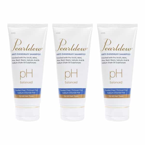 Pearldew Anti-Dandruff Shampoo 100 Ml | Aloe | Mint & Neem | Salicylic Acid (Pack Of 4)
