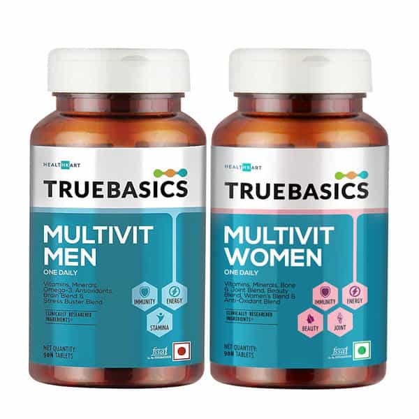 Buy TRUEBASICS MULTIVIT MEN ONE DAILY, 90 TABLETS (MULTIVITAMIN MEN ...