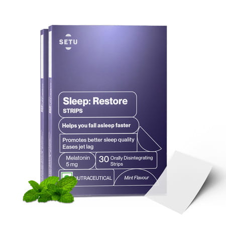 Melatonin 5mg - 60 Orally Dissolving Strips | Plant Based| Tasty Mint Flavor