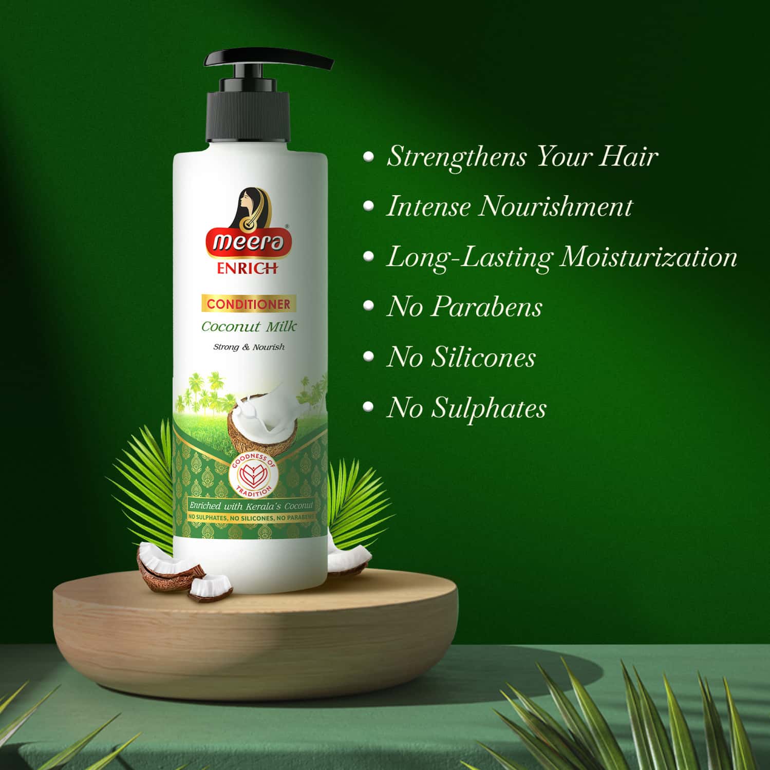 Buy MEERA ENRICH CONDITIONER FOR STRONG & NOURISH HAIR,WITH KERALA'S