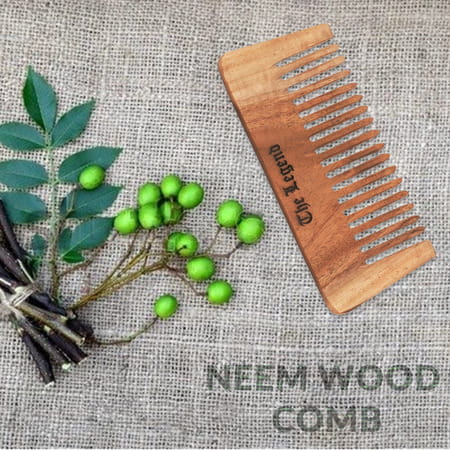 The Legend Organic Neem Wooden Wide Teeth Comb