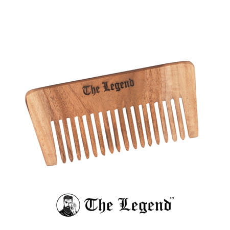 The Legend Organic Neem Wooden Wide Teeth Comb