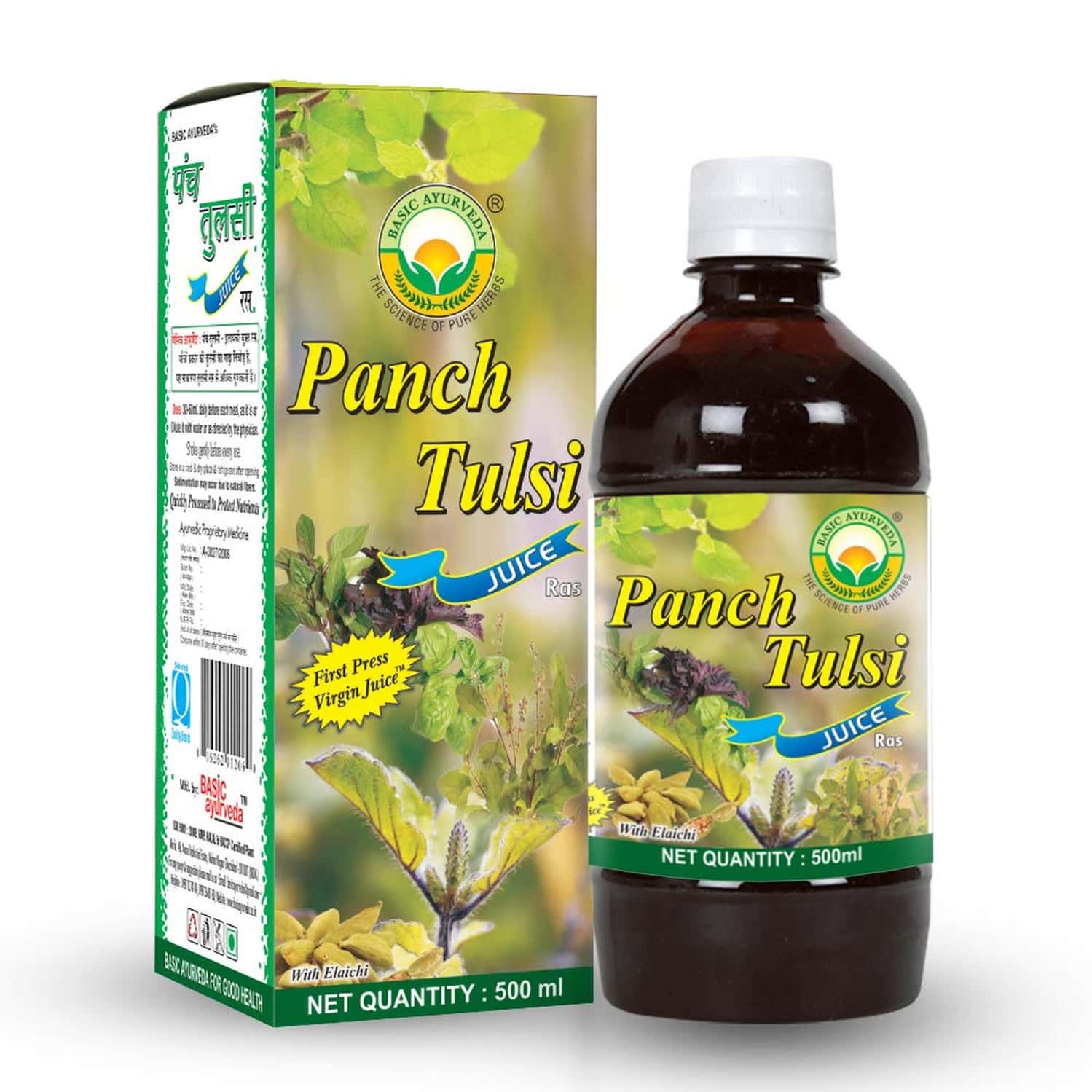 Basic Ayurveda Panch Tulsi Jucie 500ml