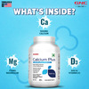 Gnc Calcium Plus With Magnesium & Vitamin D3 | Strengthens Bones | 1000mg Per Serving | 60 Tablets
