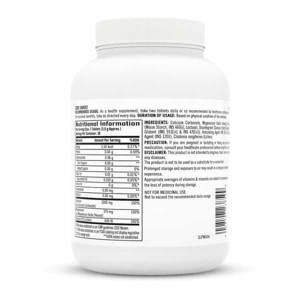 Gnc Calcium Plus With Magnesium & Vitamin D3 | Strengthens Bones | 1000Mg Per Serving | 60 Tablets
