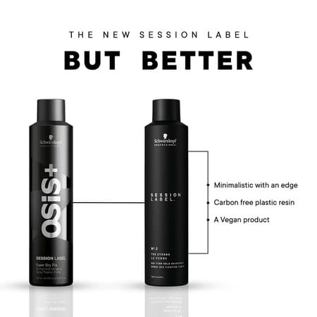 Schwarzkopf Professional Osis Session Label Strong Hold Hairspray Hair Spray (300 Ml)