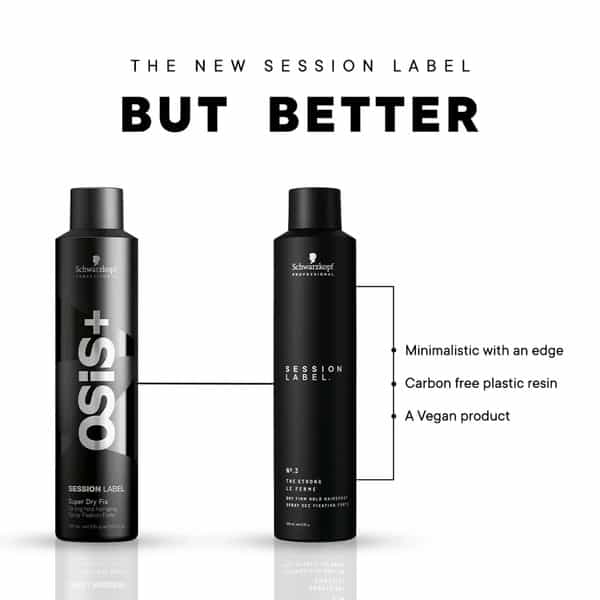 Schwarzkopf Professional Osis Session Label Strong Hold Hairspray Hair Spray (300 Ml)