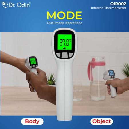 Dr. Odin Oir002 Non-Contact Thermometer Instant Accurate Forehead & Room Temp Readings White 1 No'S