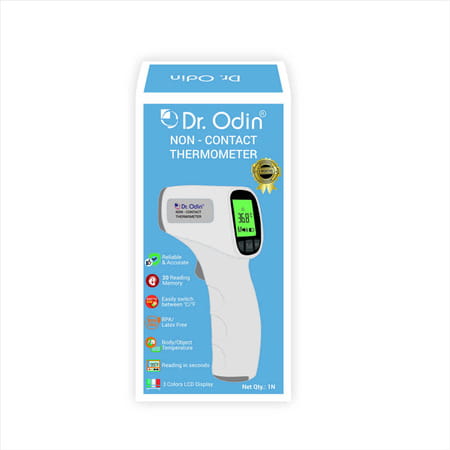 Dr. Odin Oir002 Non-Contact Thermometer Instant Accurate Forehead & Room Temp Readings White 1 No'S