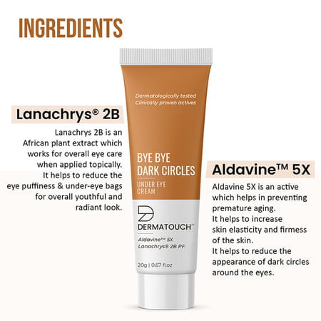 Dermatouch Skin Radiance & Dark Circle Cream Combo || Suitable For All Skin Types - (Pack Of 2)