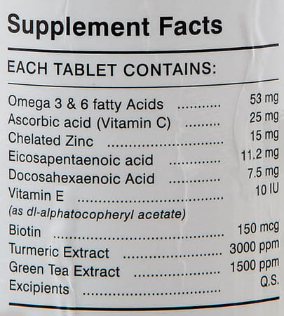 Drools Absolute Skin & Coat Tablet- Dog Supplement 110 Pieces