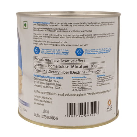 Prohance D Vanilla Flavour Tin Of 250gm (50) Diskettes