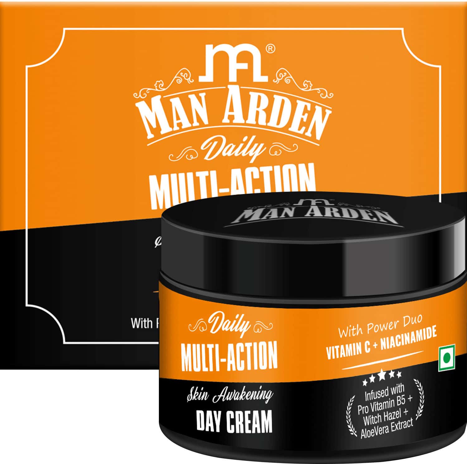 Man Arden Daily Multi-Action Skin Awakening Day Cream Vitamin C + Spf 25 Uva/Uvb Pa+++ 50g