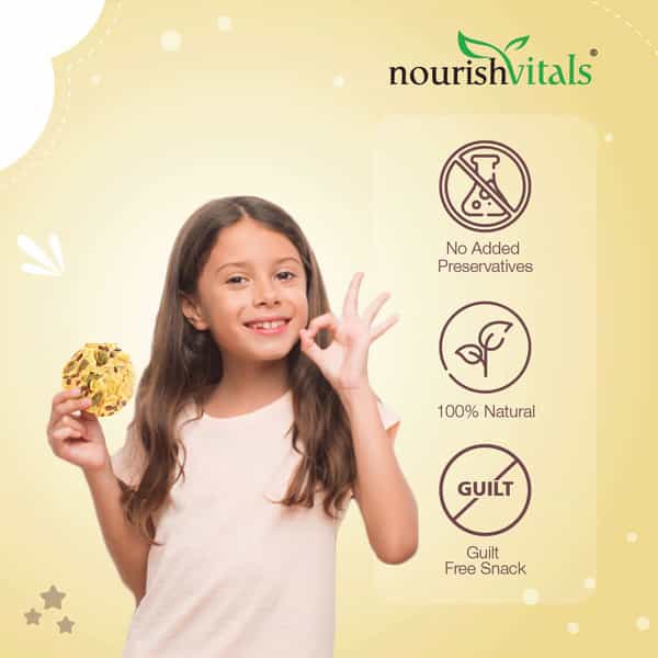Nourishvitals Multigrain Cookies Heavenly Bites Source Of Protein Crunchy Delights 120G