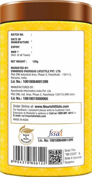 Nourishvitals Multigrain Cookies Heavenly Bites Source Of Protein Crunchy Delights 120G