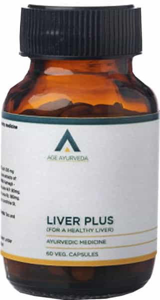 Age Ayurveda Liver Plus |Liver Protector Care I Immunity Booster - 60 Veg Capsules (Pack Of 1)