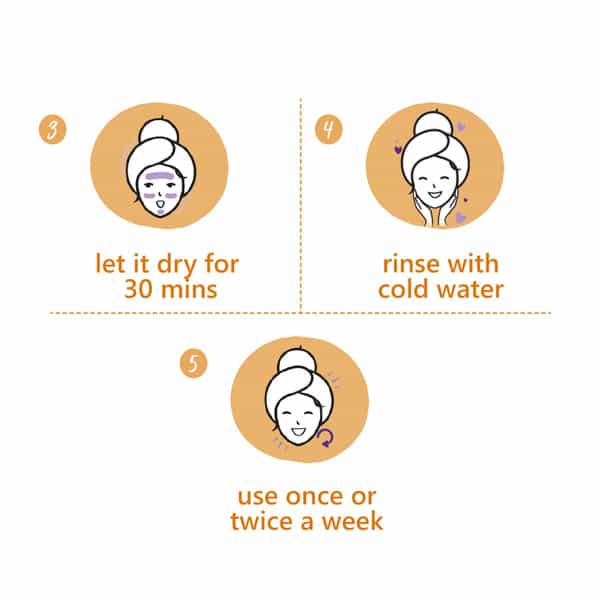 Plum Chamomile & White Tea Glow- Getter Face Mask - 60Gm