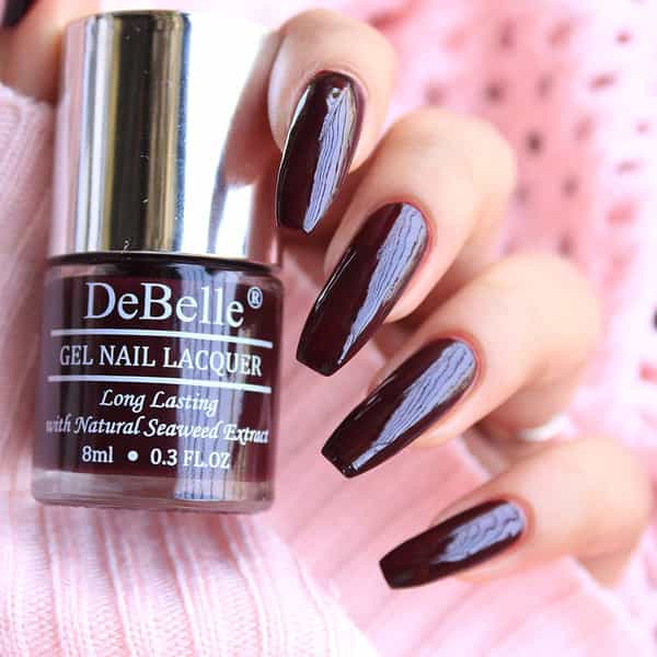 Debelle Nail Polish Combo Set Of 9 Mermaid Tears - Maroon | 72 Ml (8Ml Of Each) Gift For Girls