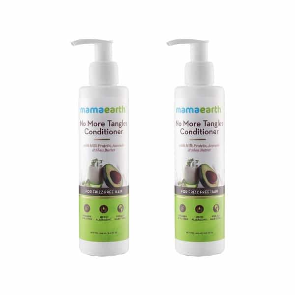 Mamaearth Natural Shampoo - 200Ml & Conditioners - 200Ml With Biotin Protien Bhringraj Amla