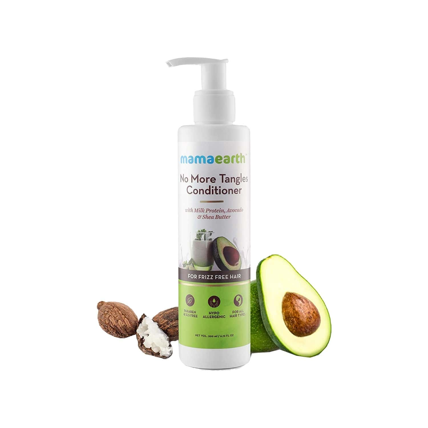 Mamaearth Natural Shampoo - 200ml & Conditioners - 200ml With Biotin Protien Bhringraj Amla