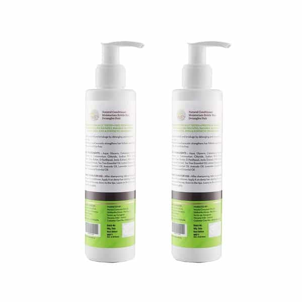 Mamaearth Natural Shampoo - 200Ml & Conditioners - 200Ml With Biotin Protien Bhringraj Amla