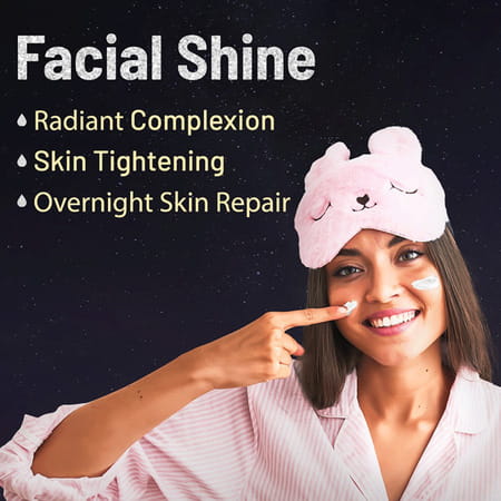 Gynoveda Diamond Night Face Serum For Pore Tightening Glowing Skin With Lodhra & Grapeseed. 60ml