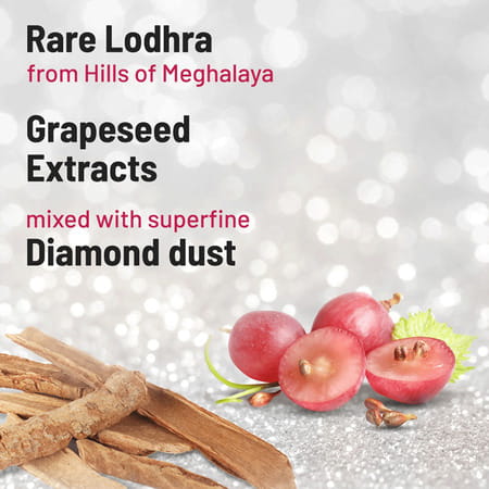 Gynoveda Diamond Night Face Serum For Pore Tightening Glowing Skin With Lodhra & Grapeseed. 60ml