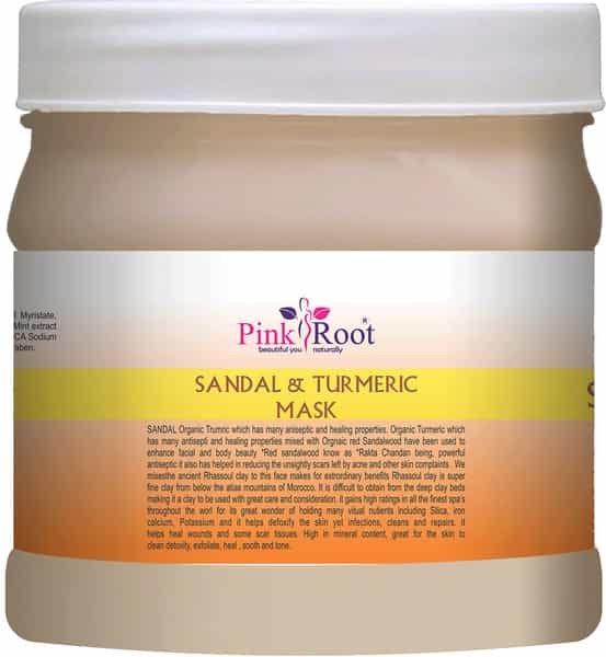 Pink Root Sandal & Turmeric Mask Mask With Aloe Vera 500Gm