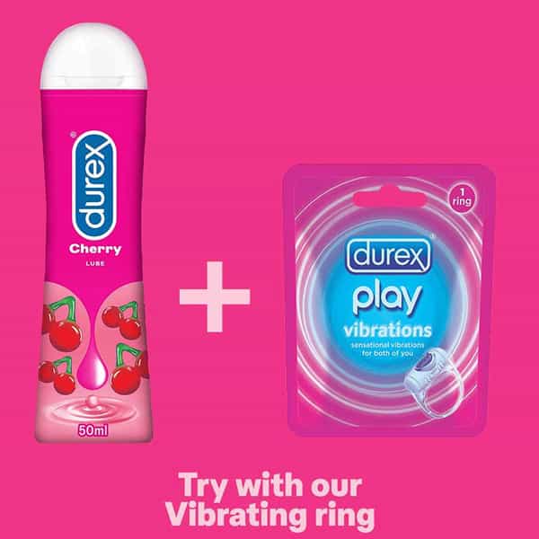 Durex Cherry (50Ml)+Ring (1No.)