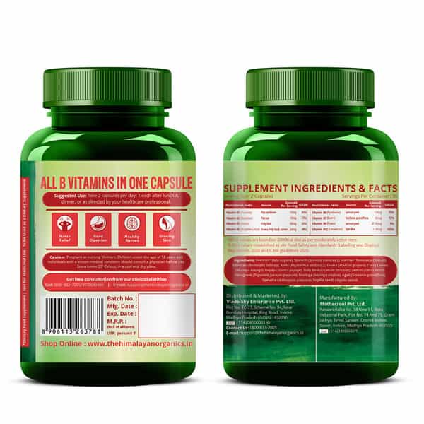 Vlado's Himalayan Organics Natural Vitamin B12 - 60 Veg Capsules