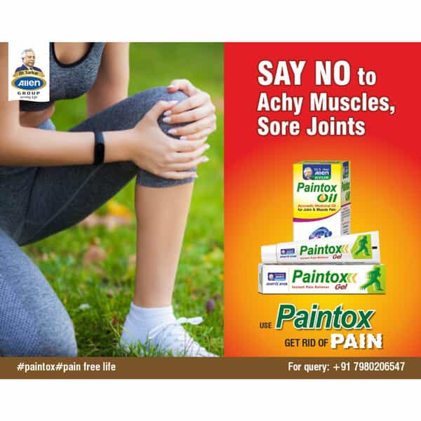 Allen Laboratories Paintox Oil 100 Ml (Pack Of 3)