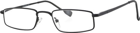 Klar Eye Full Rim Rectangle Reading Glasses Men And Women +0.75 To +3.50 +3.25 Power Shiny Black