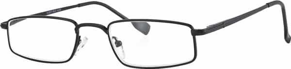 Klar Eye Full Rim Rectangle Reading Glasses Men And Women +0.75 To +3.50 +3.25 Power Shiny Black