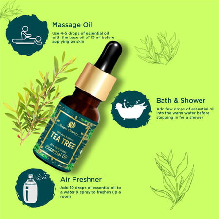 Regal Essence Tea Tree Essential Oil - 100% Organic - 15ml