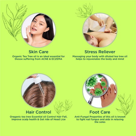 Regal Essence Tea Tree Essential Oil - 100% Organic - 15ml