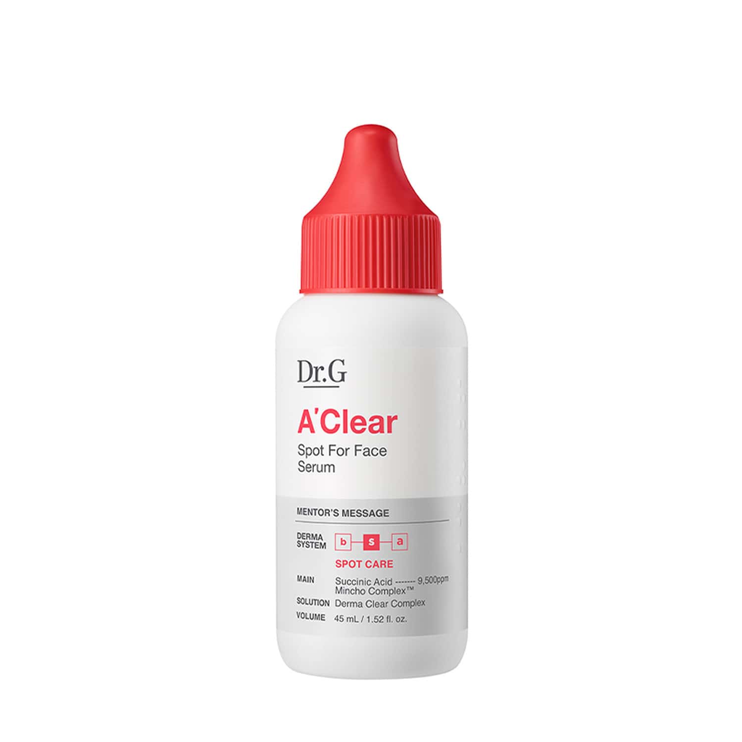 Dr.g A'clear Spot For Face Serum - Alcohol-free - Sebum And Moisture - 45ml