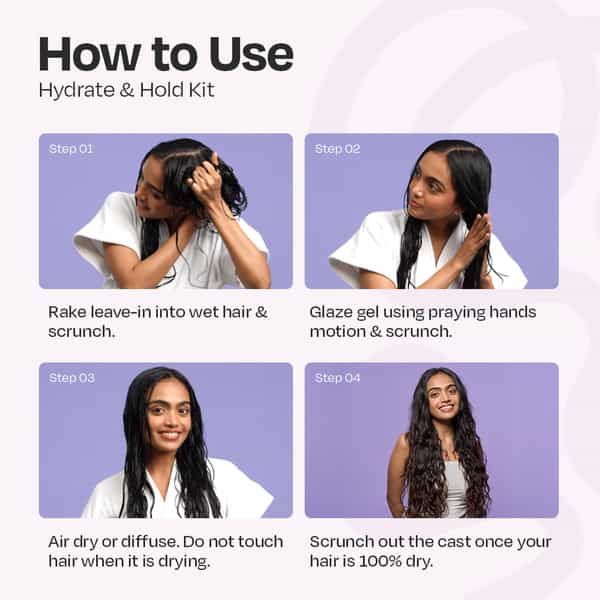 Manetain Hydrate & Hold Kit - Combo Of Leave In Conditioner + Hard Hold Gel - 100 Ml Pack