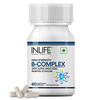 Inlife B Complex Supplements B1 B2 B3 B5 B6 Biotin With Vitamin B12 - 60 Vegetarian Capsules