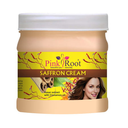 Pink Root Saffron Cream With Cinnamon Oil 500ml