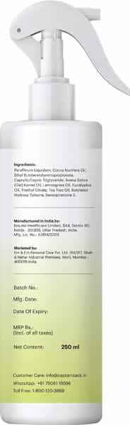 Captain Zack Vet Care - Irradicate Tick Repellent Oil Spray For Dogs 250 Ml