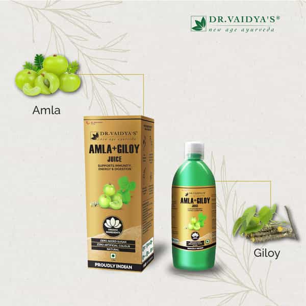 Dr. Vaidya's Amla And Giloy Juice - 1 Litre