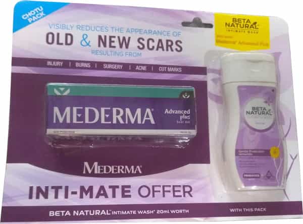 Mederma Advanced Plus Scar Gel 5Gm With Free Beta Natural Intimate Wash