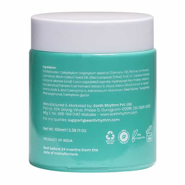 Earth Rhythm Restorative Hair Butter - Pea Protein Murumuru & Rice Ferment - 100 Ml