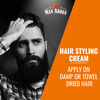Man Arden Hair Styling Cream Professional Styling For Gloss Finish Medium Hold Easy Wash Off 50Gm