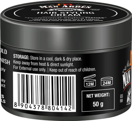 Man Arden Hair Styling Cream Professional Styling For Gloss Finish Medium Hold Easy Wash Off 50gm