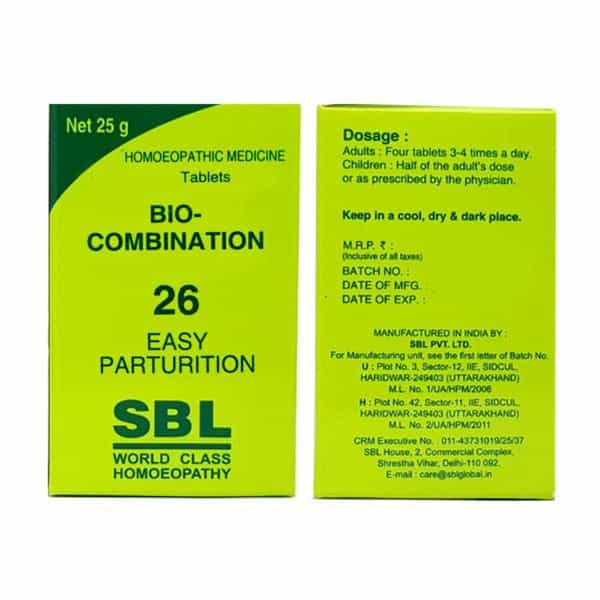 Sbl Bio-Combination 26 Tablet 25 Gm Pack Of 2