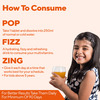 Zingavita Multivitamin For Kids Healthy Growth Immunity Booster 20 Fizzy Tablets Orange