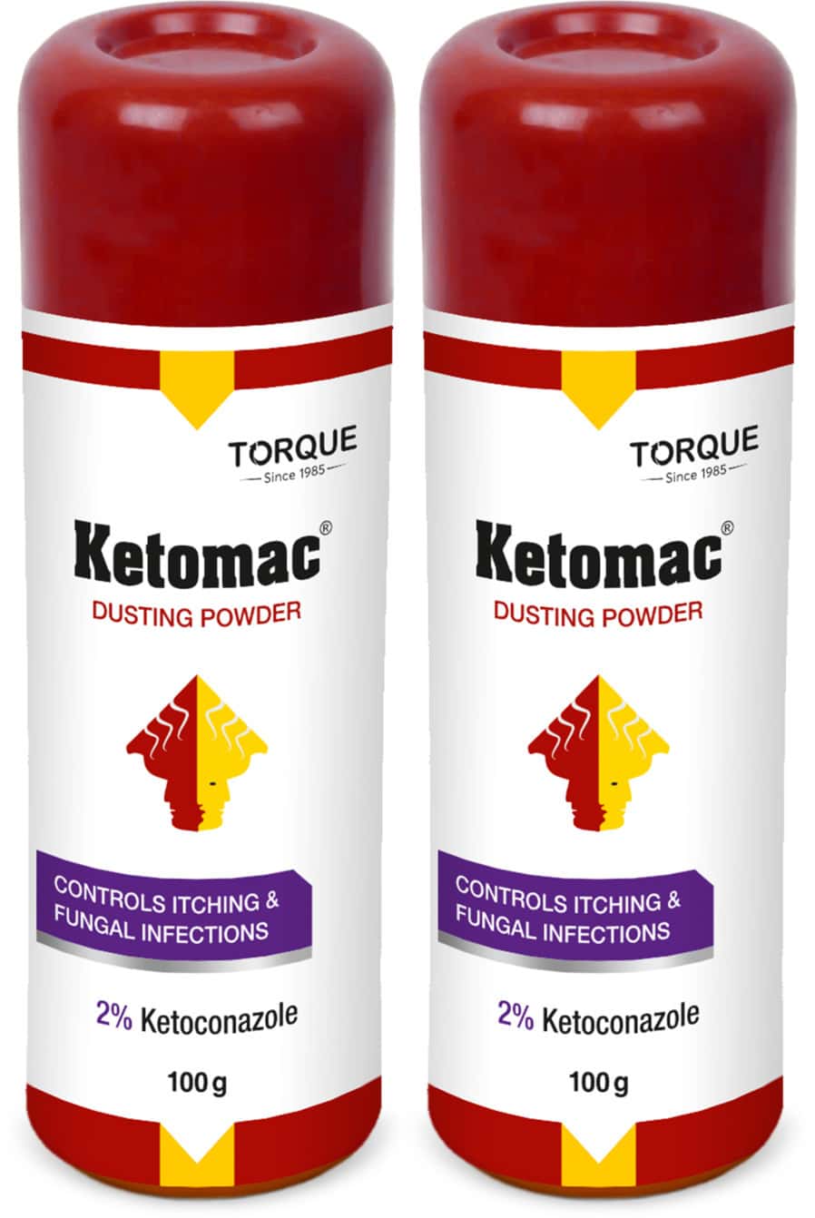 Ketomac Anti Fungal Anti-itching Dusting Powder 100 Gm (pack Of 2)